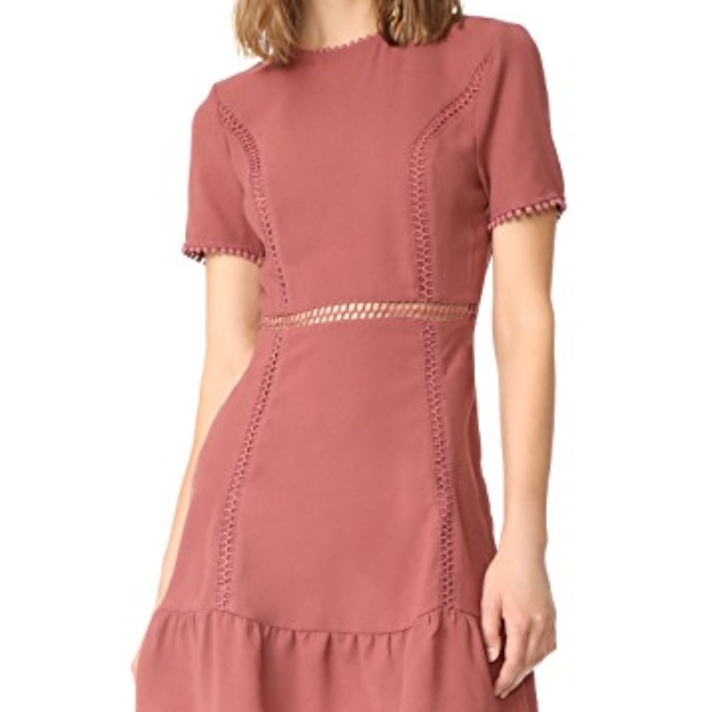Anthropologie Moon River | Dusty Rose Dress - Picture 6 of 10